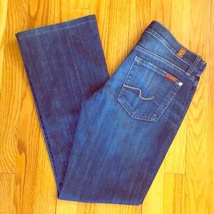 7 FOR ALL MANKIND Denim Boot Cut Jeans. Size 28